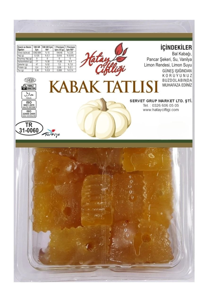 Kıtır Kabak Tatlısı 500g 1000Gr