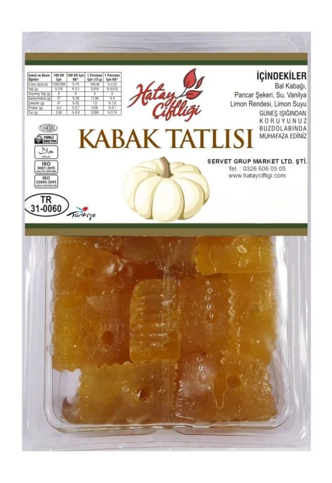 Kıtır Kabak Tatlısı 500g 500Gr