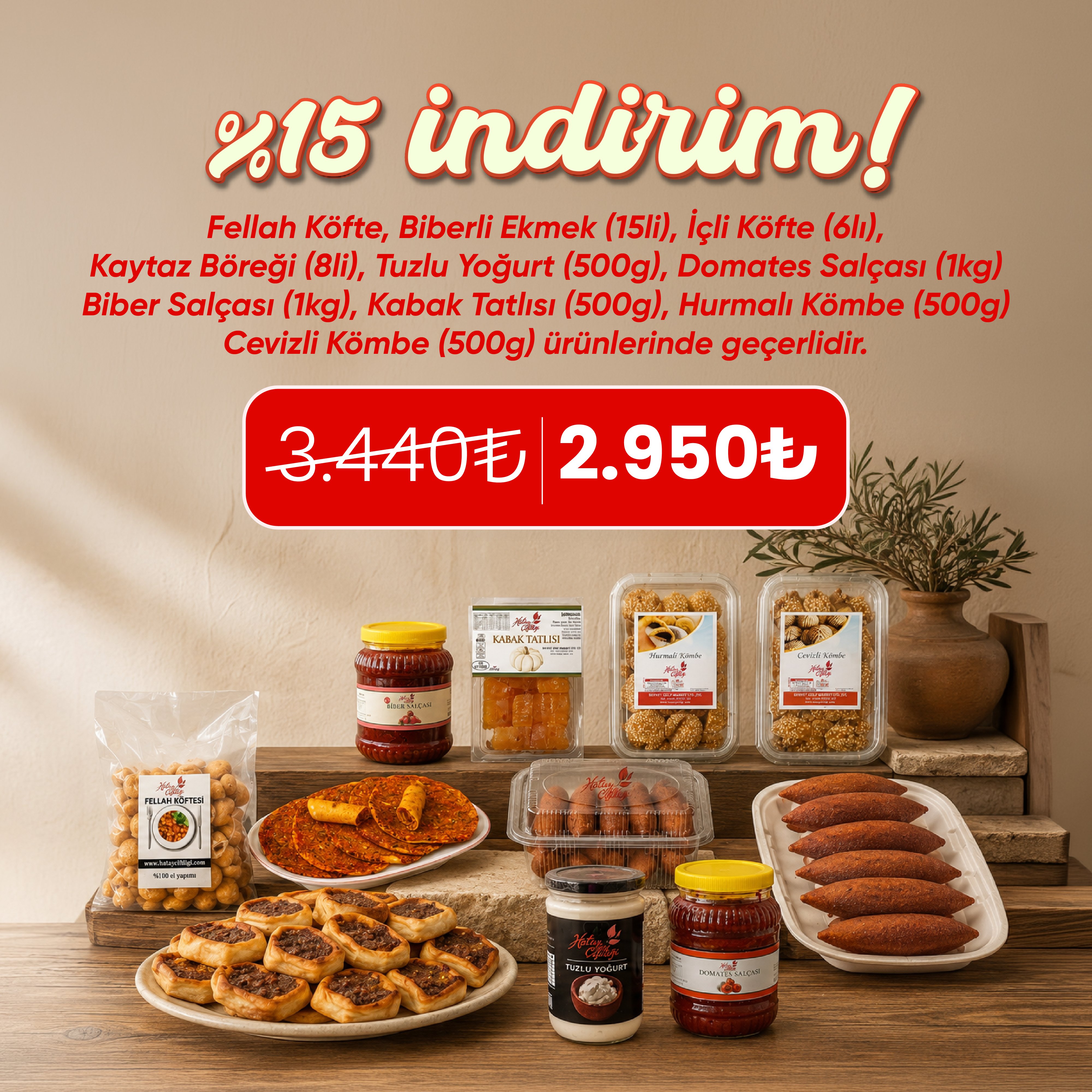 EFSANE 10'lu Yöresel Lezzet Paketi